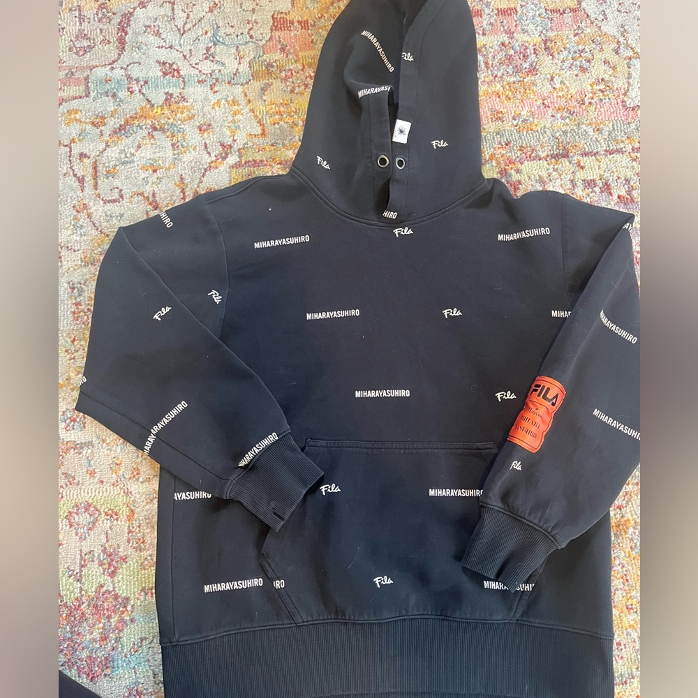 Maison miharayasuhiro x fila hoodie